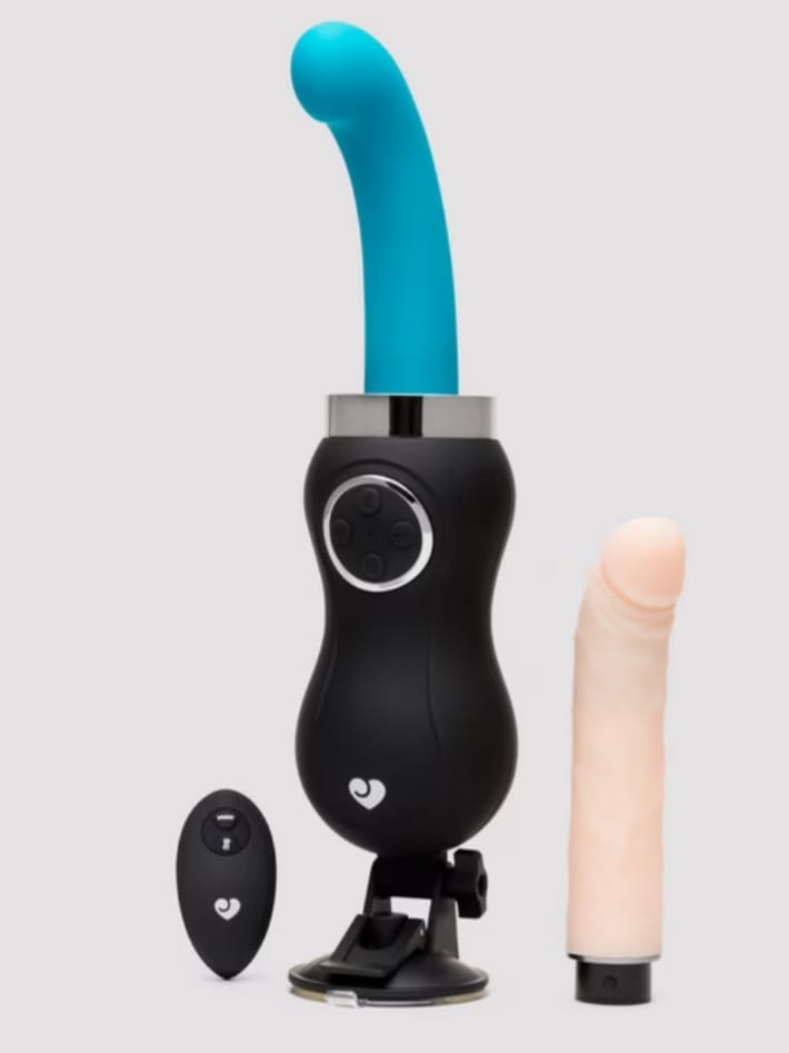 Loevhoeny Wild Ride Remote Control Warming Thrusting Sex Machine Set